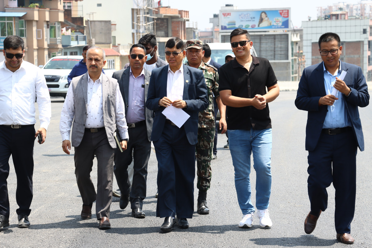 जेठ अन्तिमसम्ममा फ्लाइओभर निर्माण पूरा हुन्छ : देवेन्द्र दाहाल