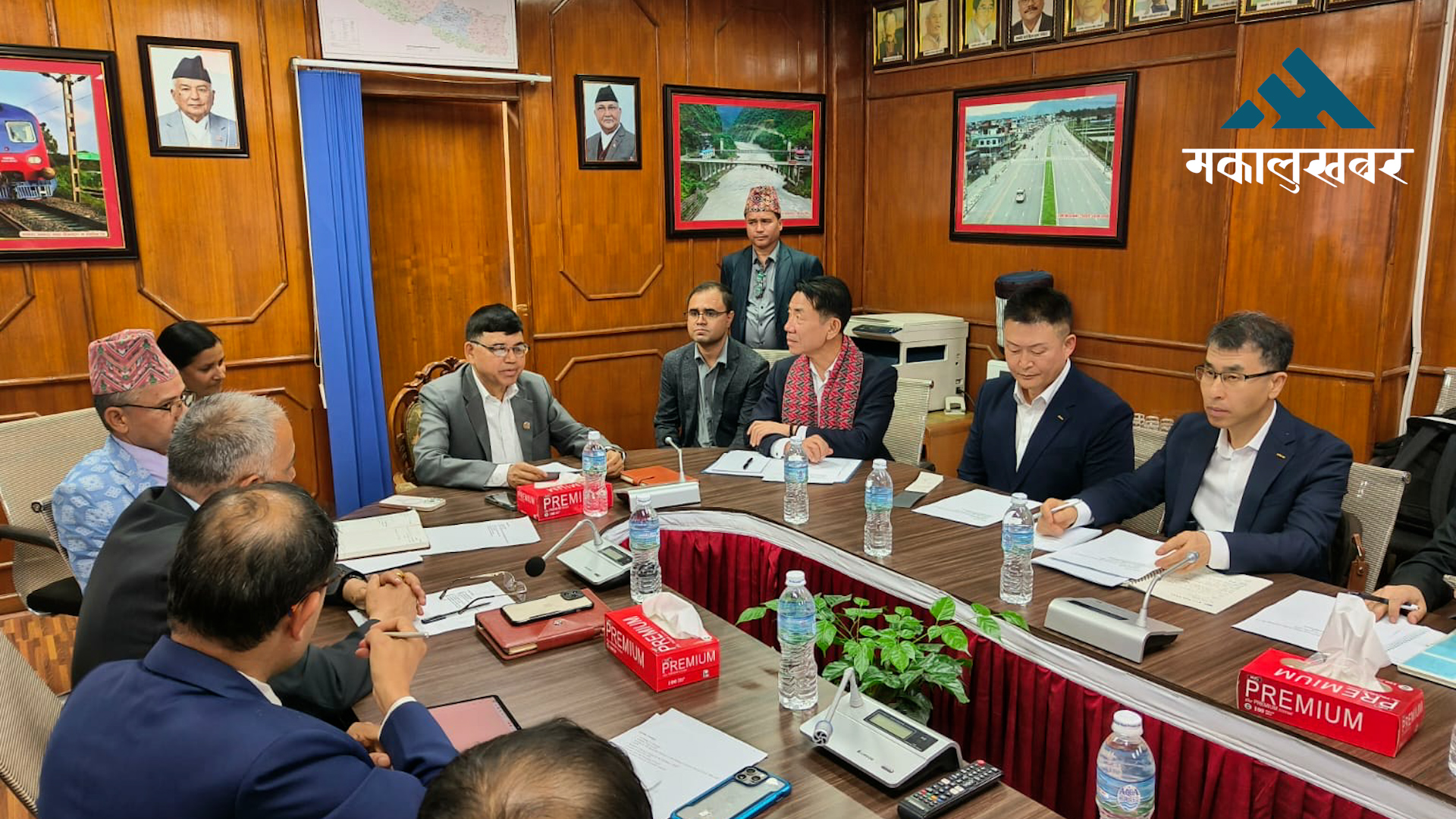 नेपालमा रेल सेवाको विकास र विस्तारमा लगानी गर्न मन्त्री दाहालको आग्रह