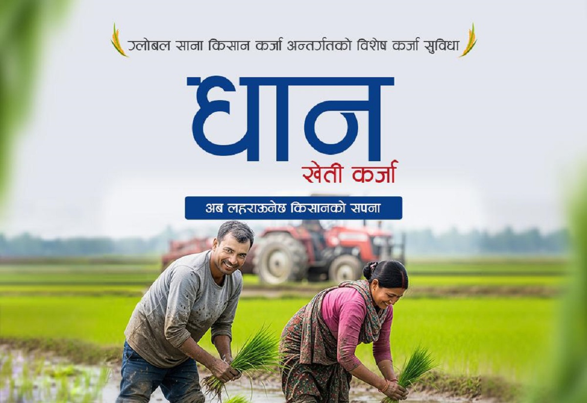 ग्लोबल आइएमई बैंकद्वारा ‘धान खेती कर्जा’ सार्वजनिक