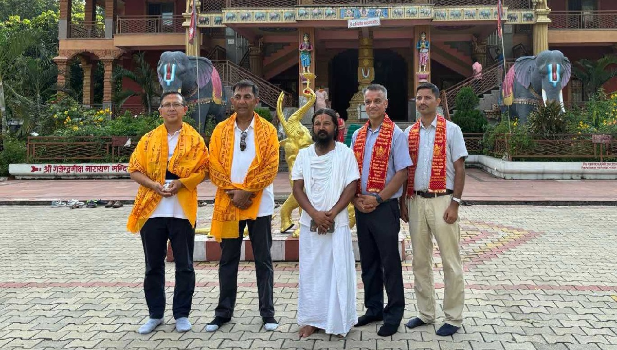 सिटिजन्स बैंकद्वारा अखण्ड ज्योति बाबा स्वामी श्रीजी च्यारिटेबल ट्रस्टलाई सहयोग