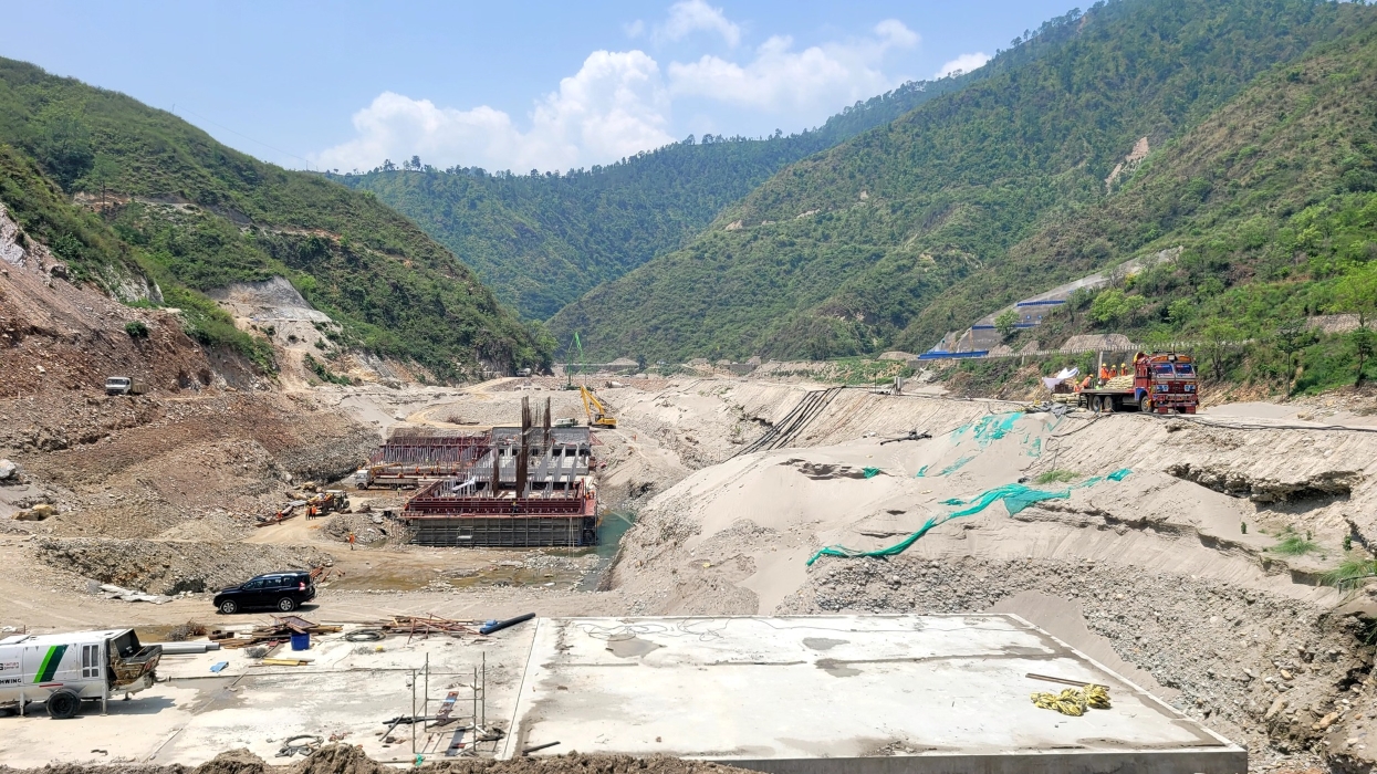 सुनकोशी मरिन डाइभर्सन आयोजनाको काम सात वर्षमा ३७ प्रतिशत