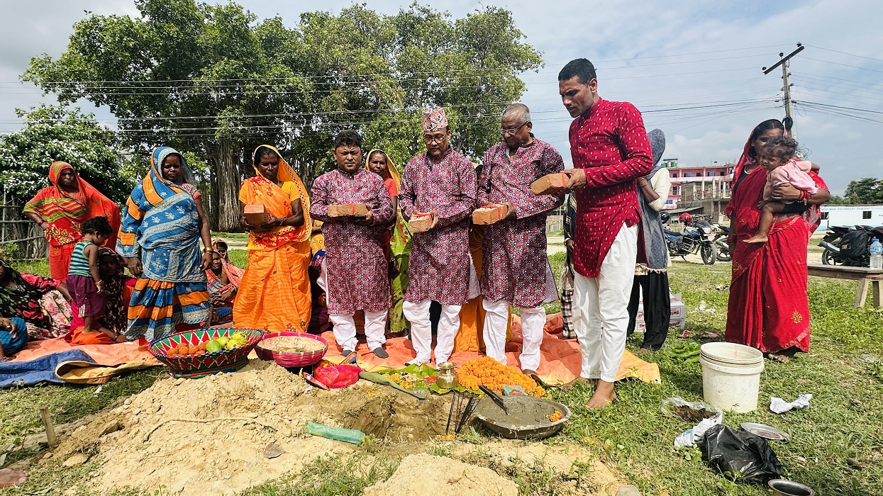 लहानमा श्रमिक महिलाका लागि भवन निर्माण सुरु