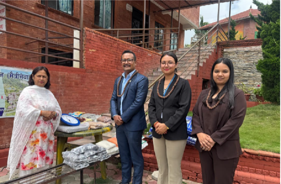 सानिमा रिलायन्स लाइफद्वारा मैत्री सेवा आश्रममा खाद्यान्न वितरण