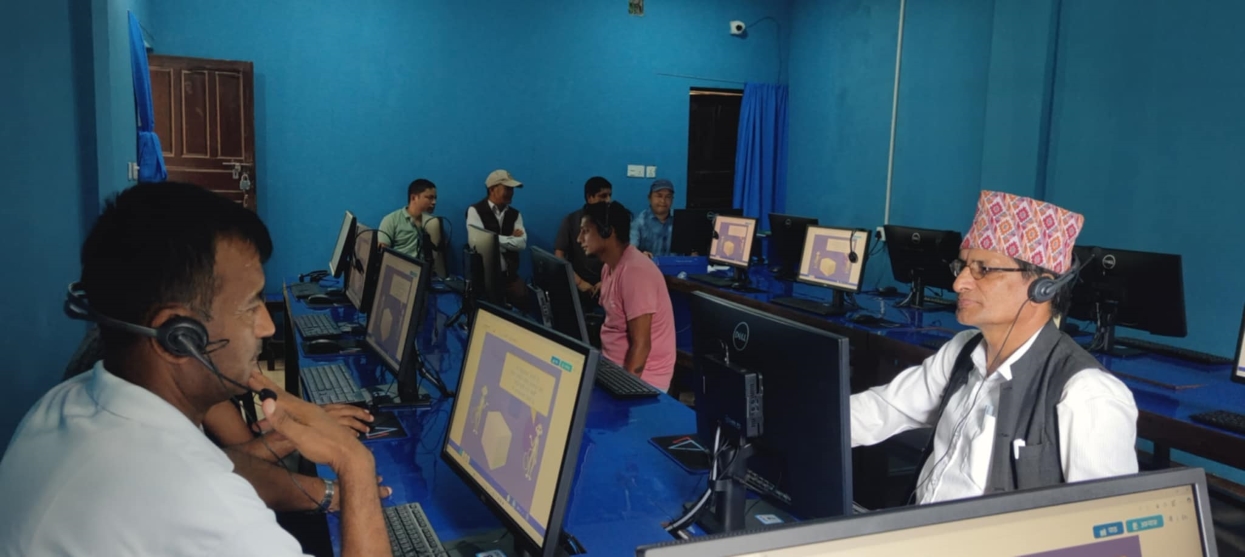 गुल्मीको भार्सेमा दाताको सहयोगमा कम्प्युटर प्रयोगशाला स्थापना
