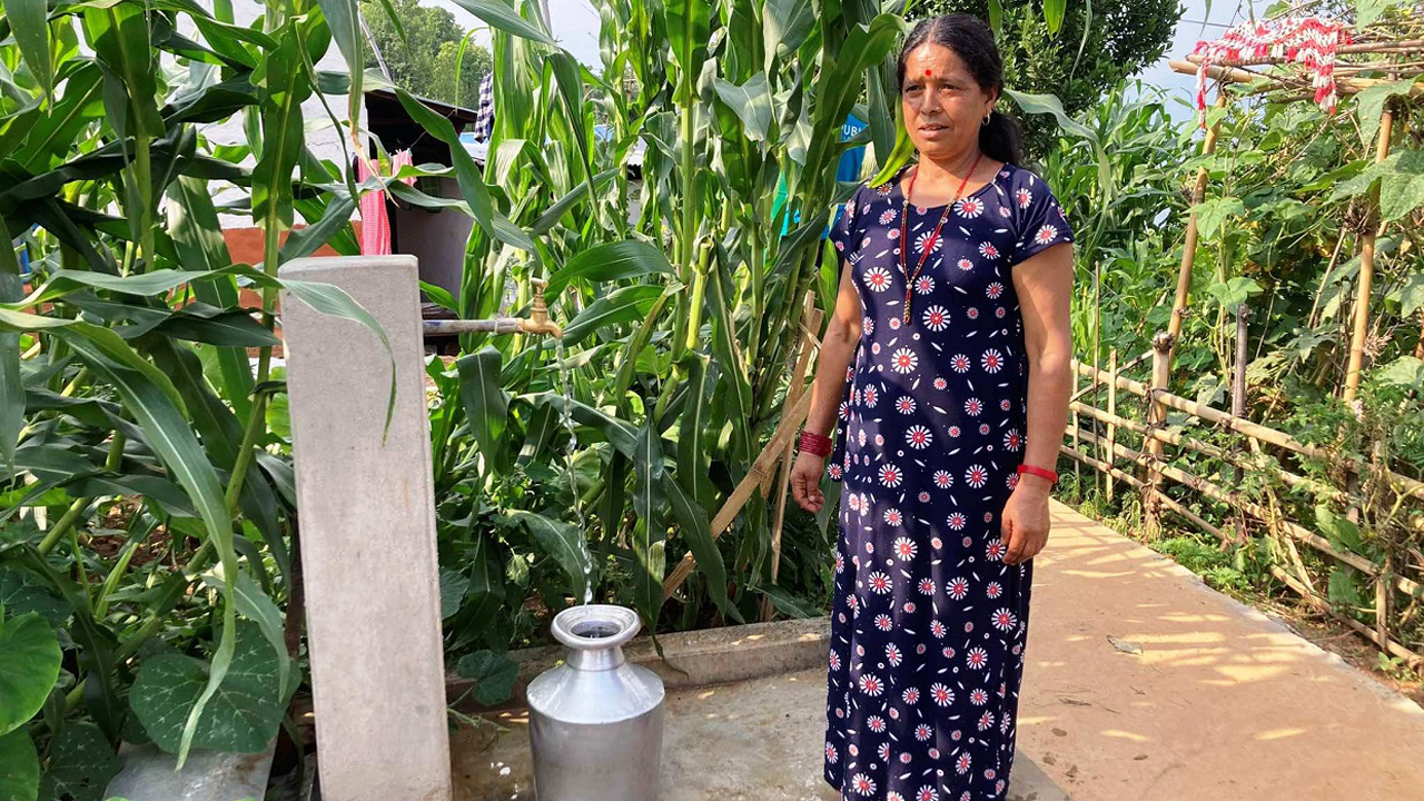 अमलाचौरको रुम्टा गाउँका १६ घरमा लिफ्टमार्फत खानेपानी पहुँच