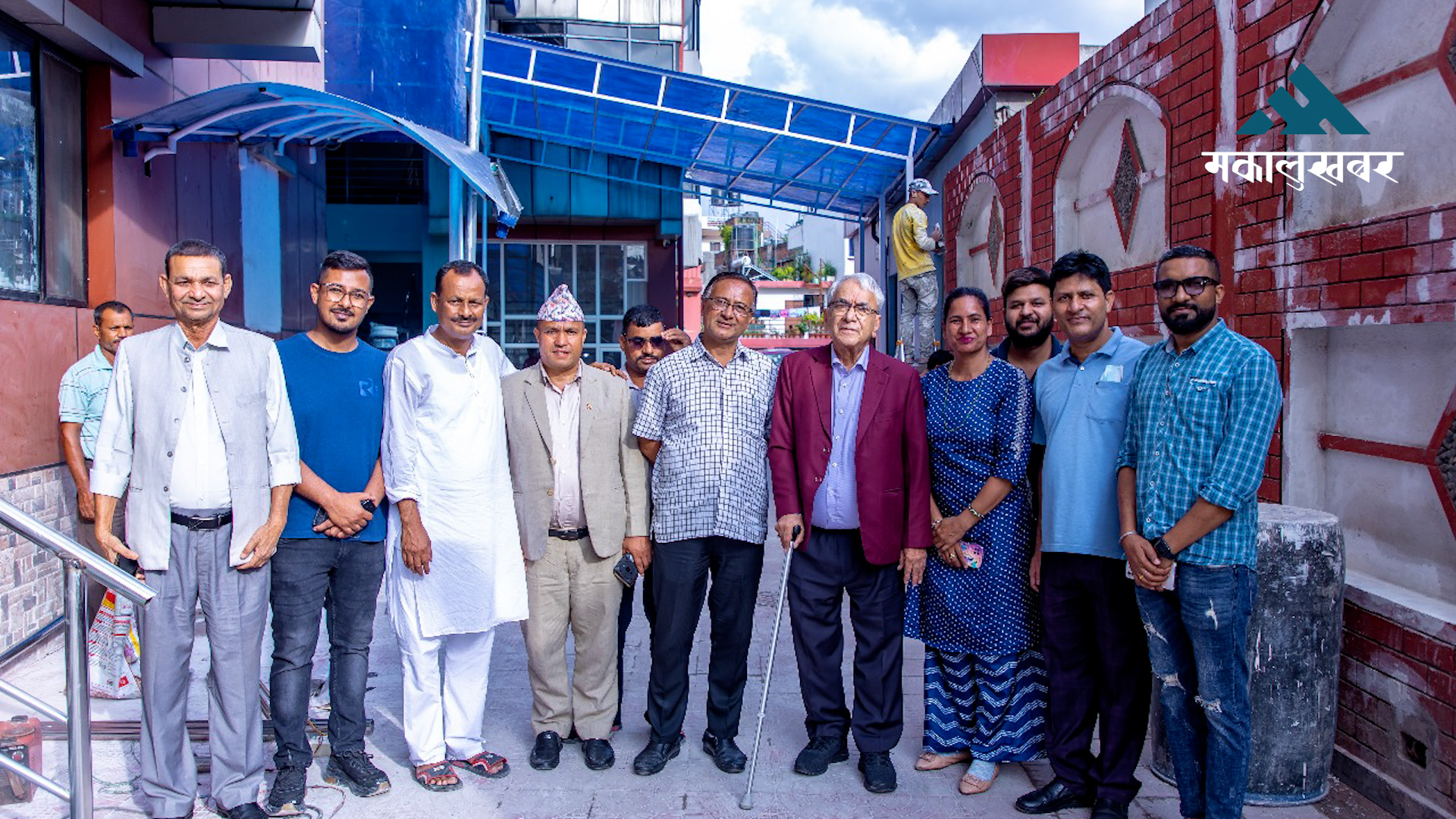 डा.भोला रिजालले अवलोकन गरे काठमाडौं नेशनल मेडिकल कलेज (तस्बिरहरू)