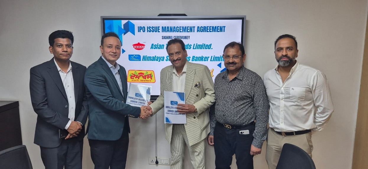 एशियन थाइ फुड्सको आईपीओ निष्कासन प्रबन्धकमा हिमालयन सेक्युरिटीज नियुक्त