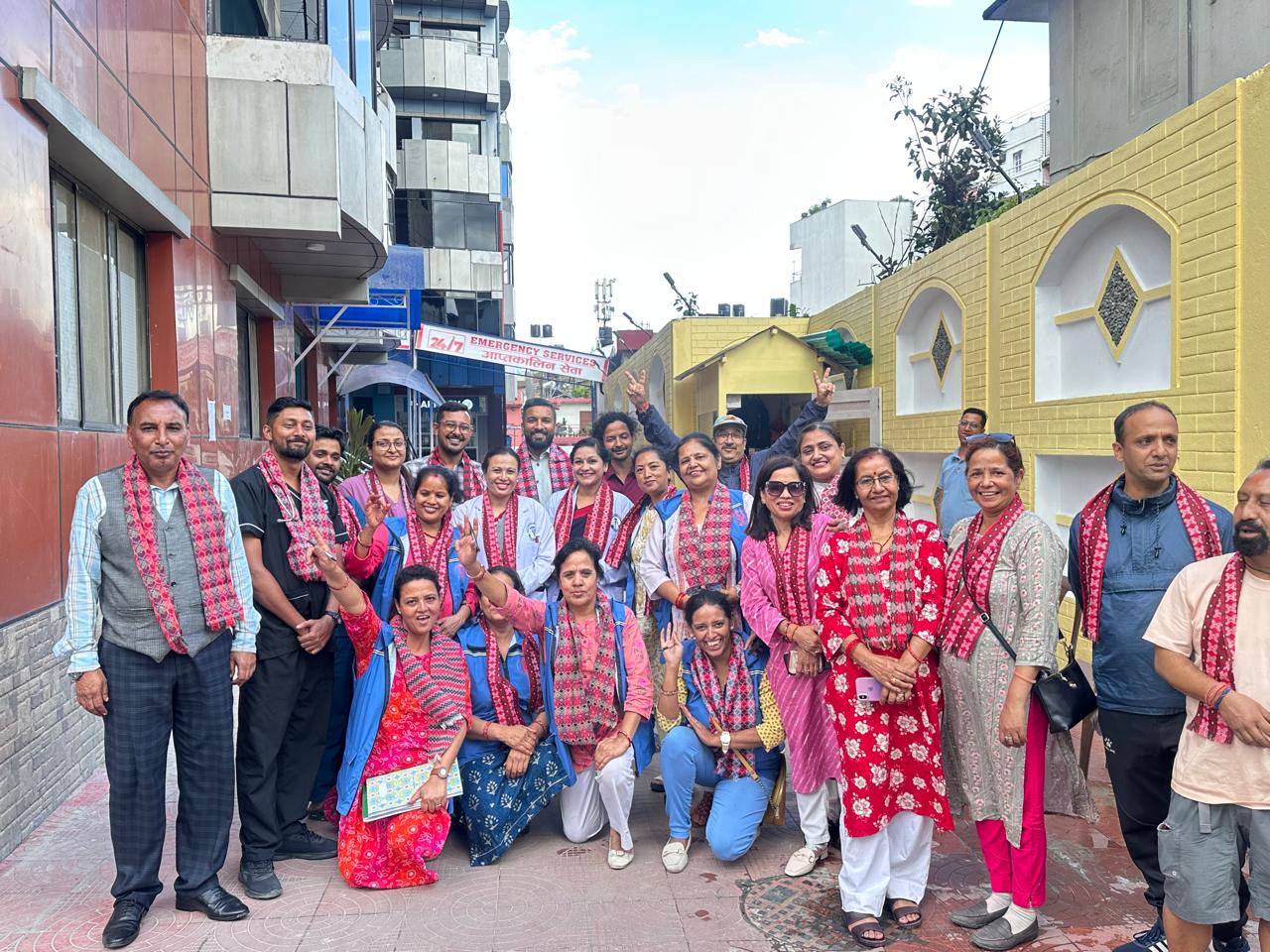 काठमाडौँ नेशनल मेडिकल कलेज र शुभश्री महिला समूहको संयुक्त आयोजनामा वृहत् स्वास्थ्य शिविर सम्पन्न