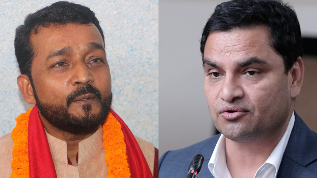 खानेपानीमन्त्री यादव र स्वास्थमन्त्री पौडेलबीच छलफल