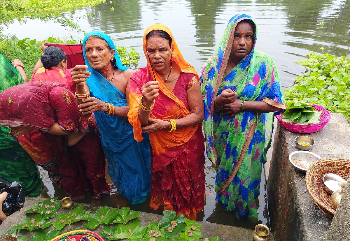 जितिया पर्वको व्रत समापन