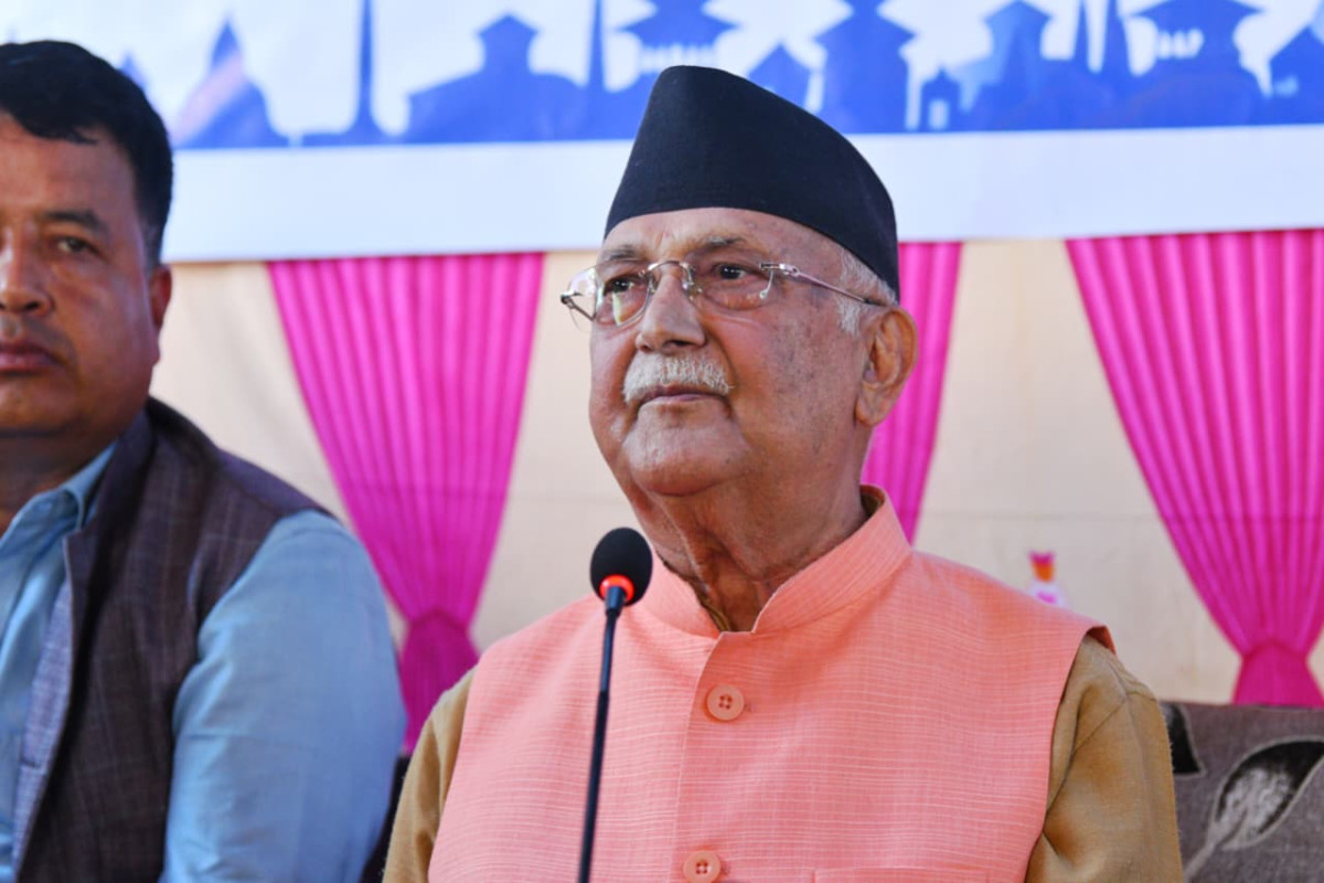 वर्तमान सरकार तोडफोड र आगजनीको माध्यमबाट बनेको हो: ओली