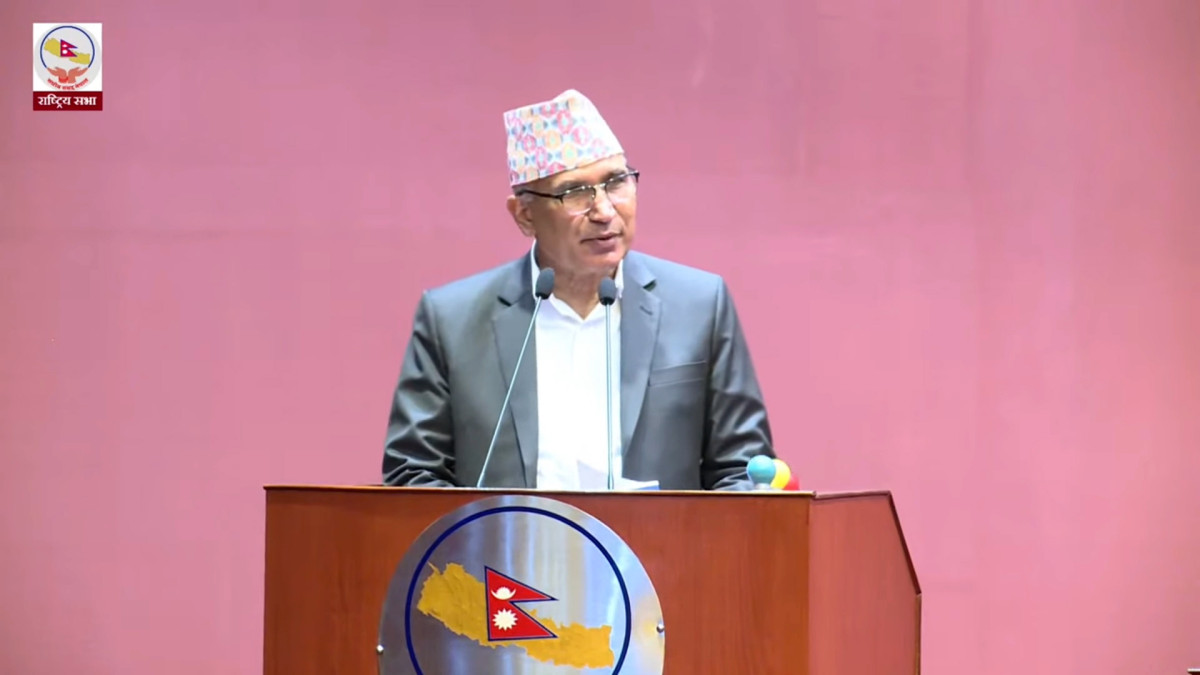 सरकार अहिले पूर्वाधार विकासमा वित्त व्यवस्थापनको चापमा छ : अर्थमन्त्री पौडेल