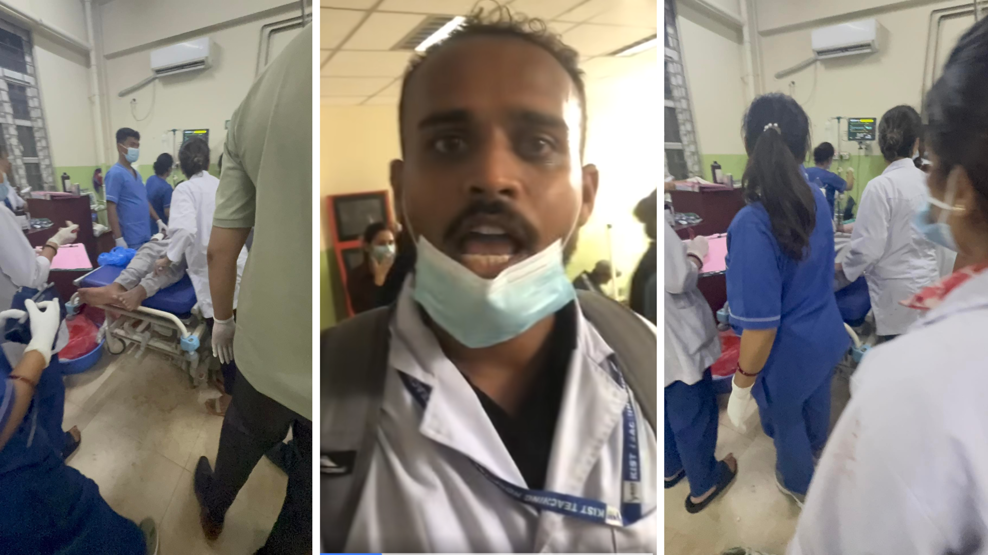 सिभिल अस्पतालभित्रै प्रहरीको प्रवेश, डाक्टर र बिरामी आतंकित