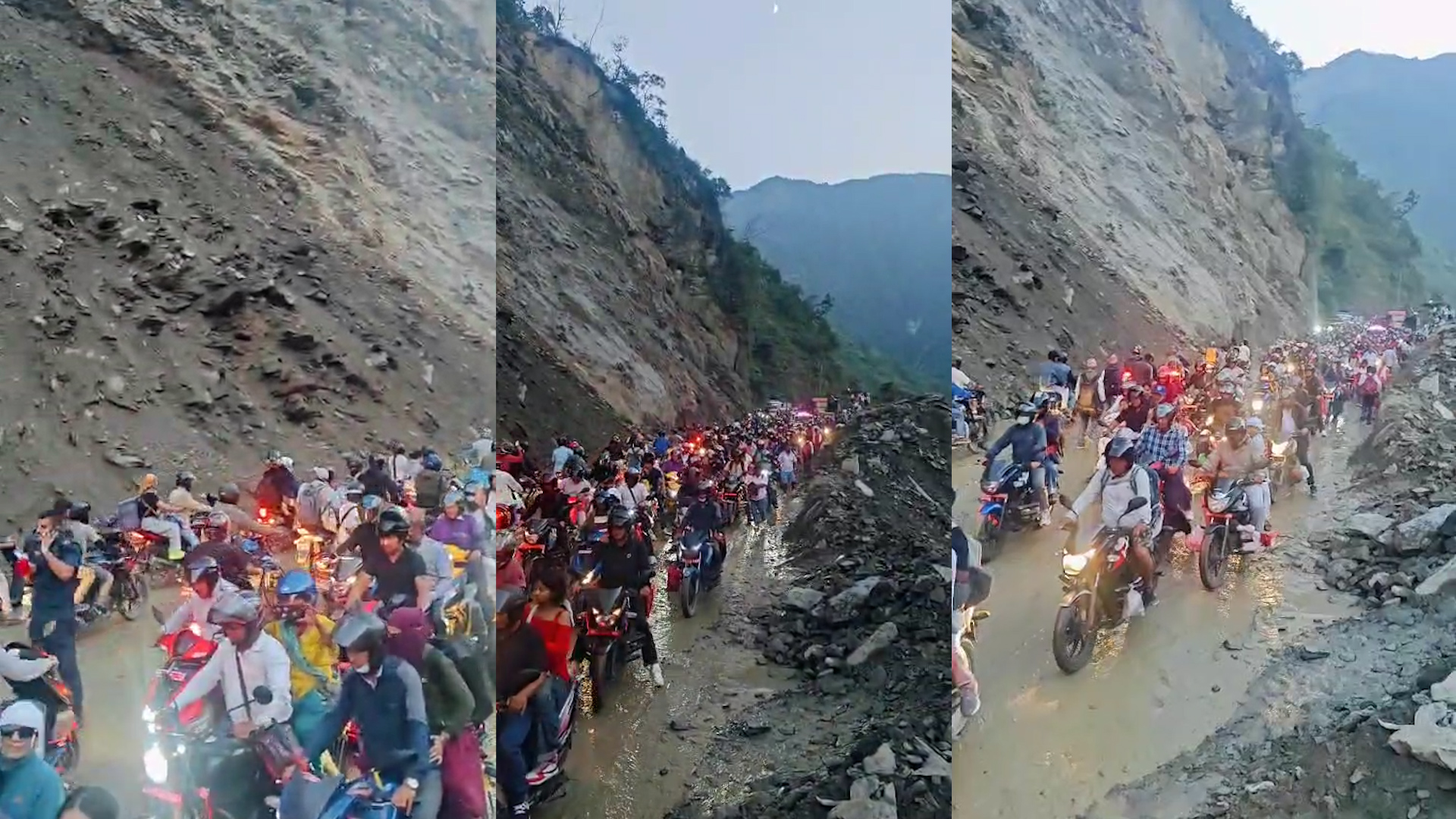 तुइन खोलामा फेरि पहिरो, नारायणगढ मुग्लिन सडकखण्ड अवरुद्ध