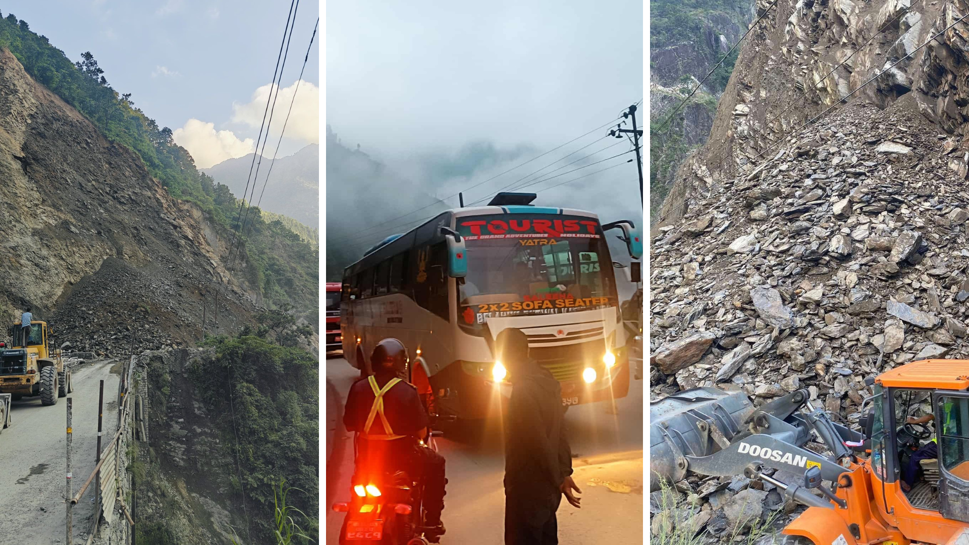 हटाइयो नौबिसे-मुग्लिन खण्डको पहिरो, सडक खुलाउन दुई दिन लाग्ने अनुमान