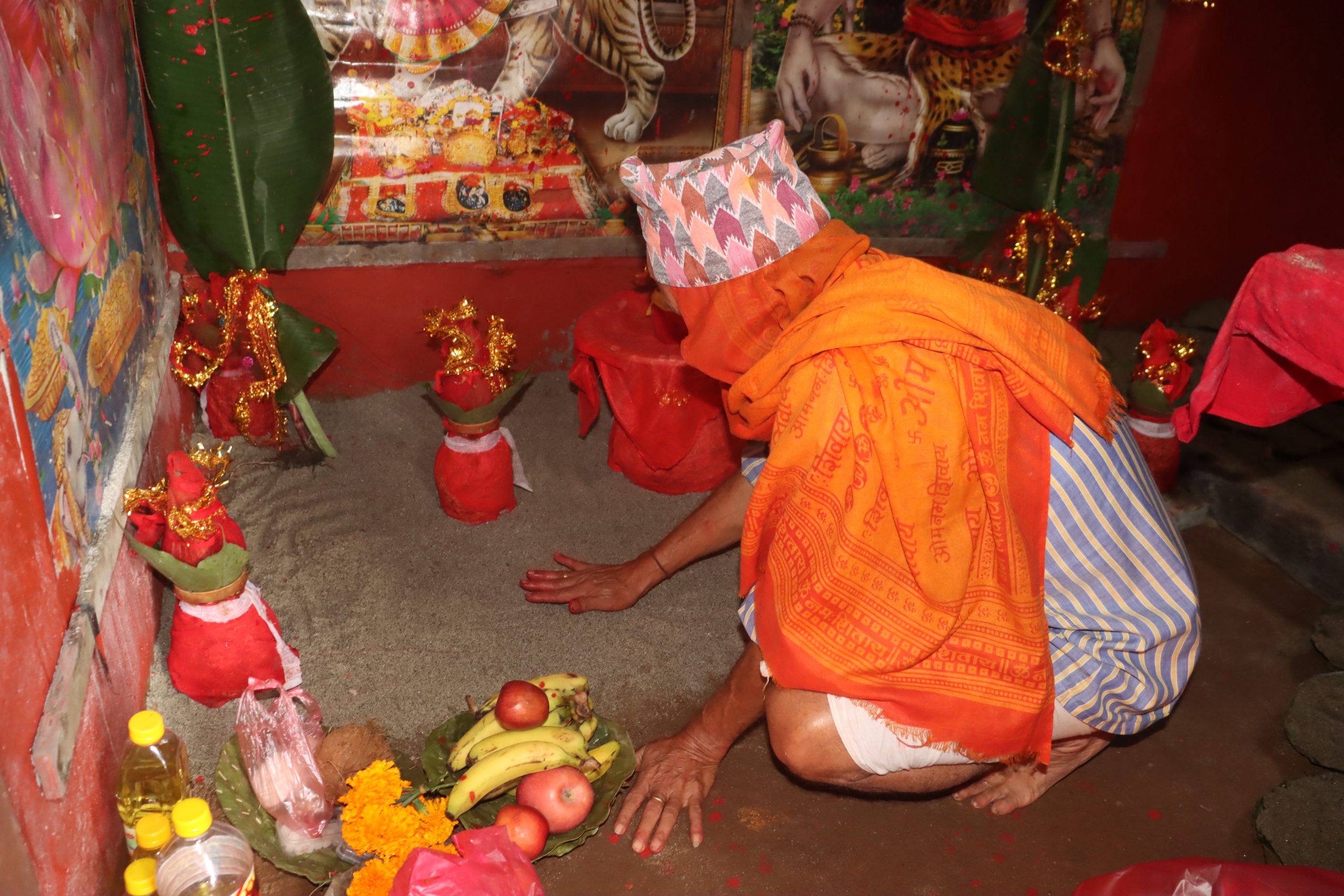 भक्तपुरका शक्ति पीठहरुमा नवरात्री मेला सुरु