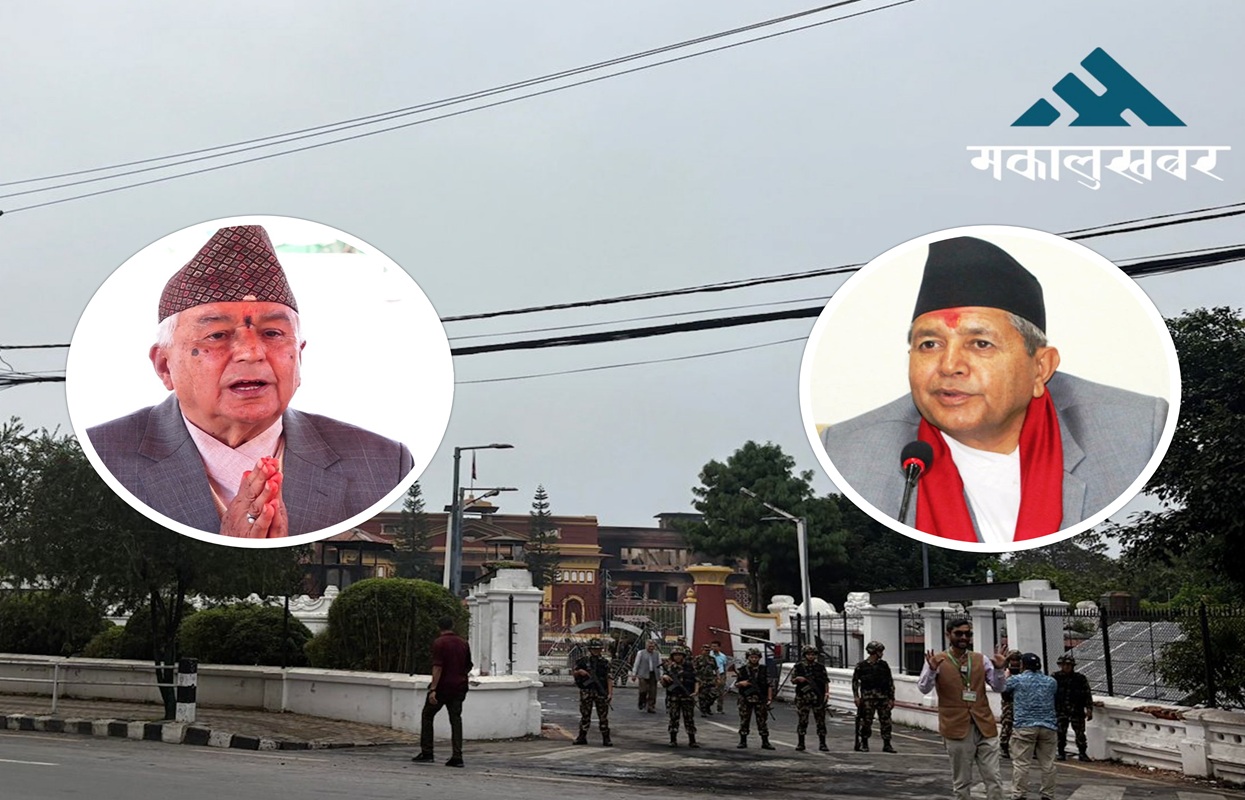 राष्ट्रपति पौडेल र सभामुख घिमिरेबीच भेटवार्ता