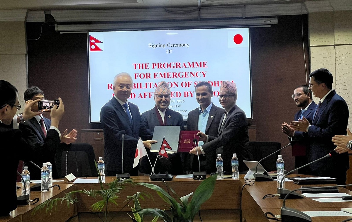 बिपी राजमार्ग पुनःनिर्माणका लागि जापान सरकारबाट २ अर्ब ६० करोड अनुदान सहयोग