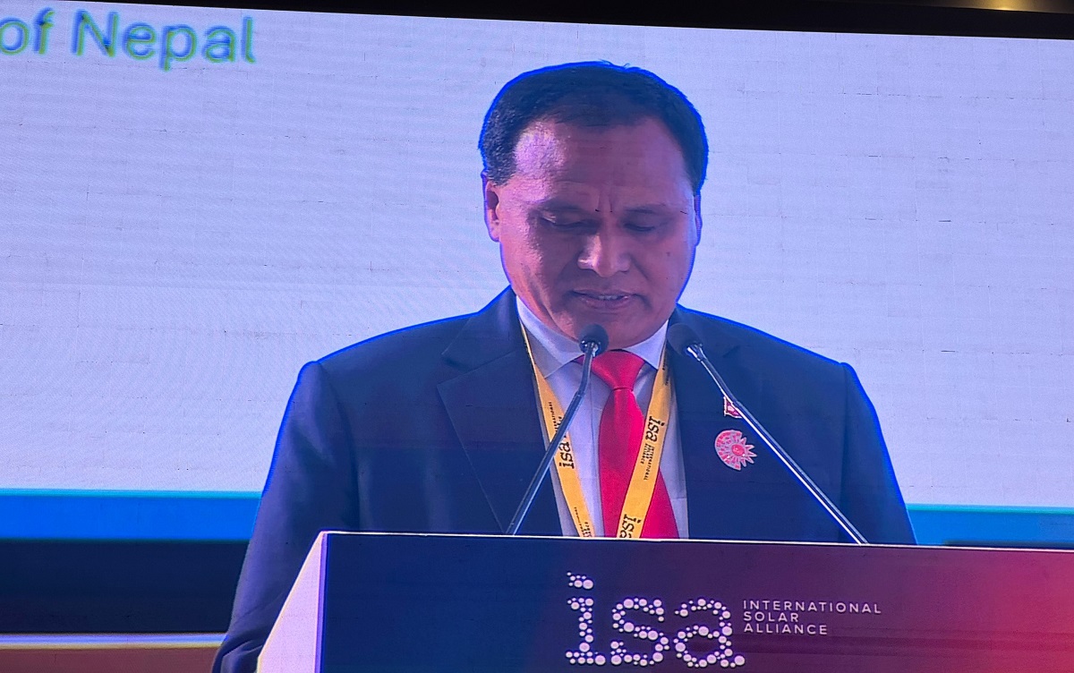 अन्तर्राष्ट्रिय समुदायलाई मन्त्री घिसिङको अनुरोध- नेपालको नवीकरणीय ऊर्जामा लगानी गर्नू