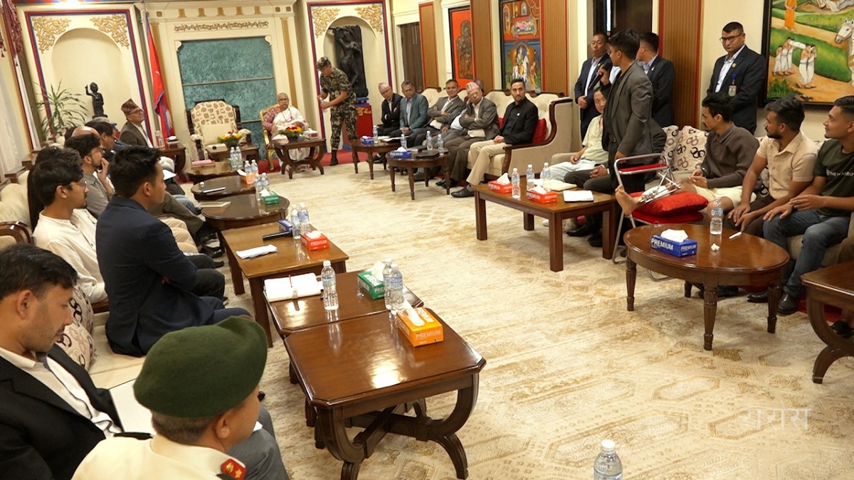 प्रधानमन्त्री र जेनजी समूहबीच छलफल जारी