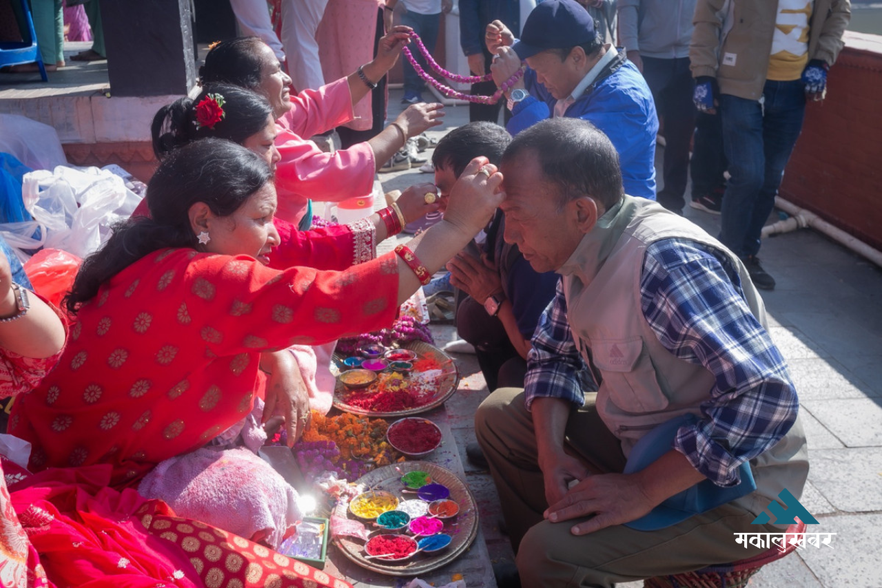 बालगोपालेश्वरमा यसरी मनाईंदैछ भाईटीका (तस्बिरहरू)