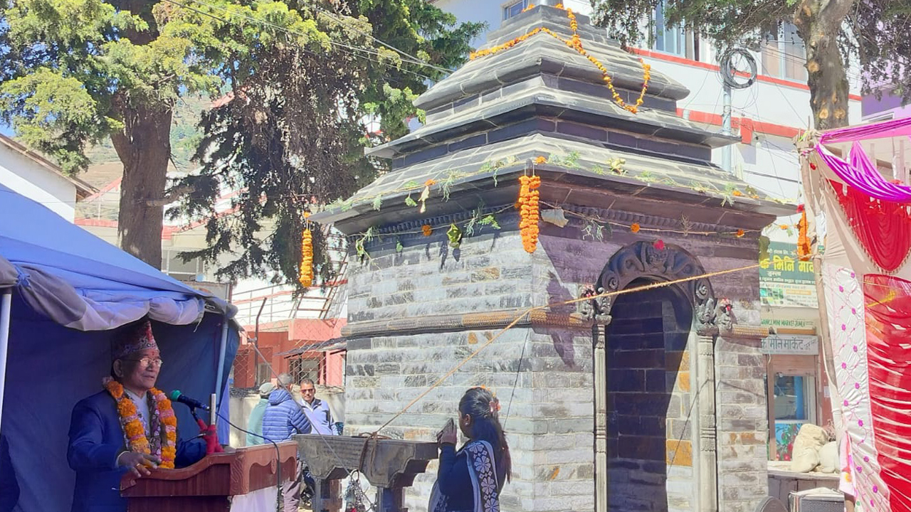 ललितपुर महानगरपालिकाद्वारा जुम्लाको चन्दननाथमा गणेश मन्दिर निर्माण