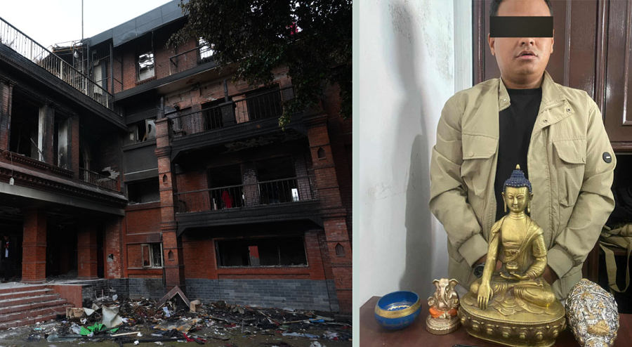 देउवाको घरबाट मूर्ति चोर्ने चितवनका लामा पक्राउ