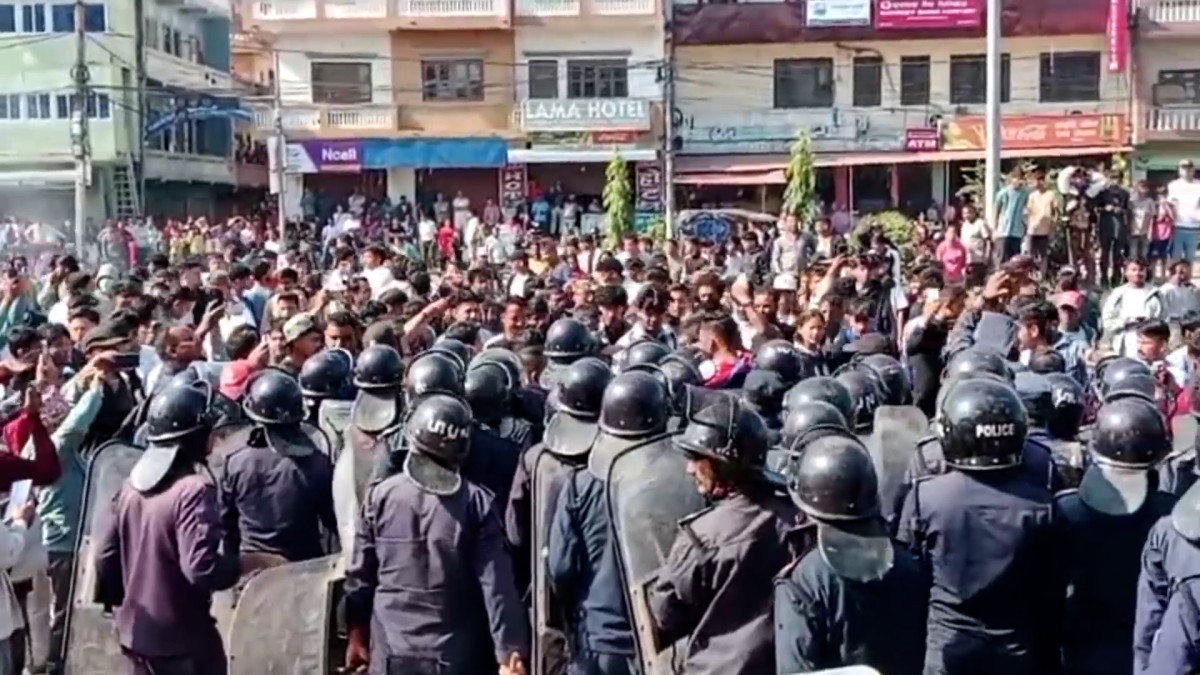 सिमरमा जारी युवाहरूको आन्दोलन शुक्रवार १० बजेसम्मका लागि स्थगित