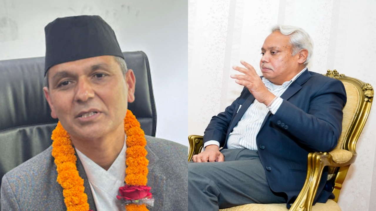 गृहमन्त्री अर्याल र भारतीय राजदूतबीच भेटवार्ता