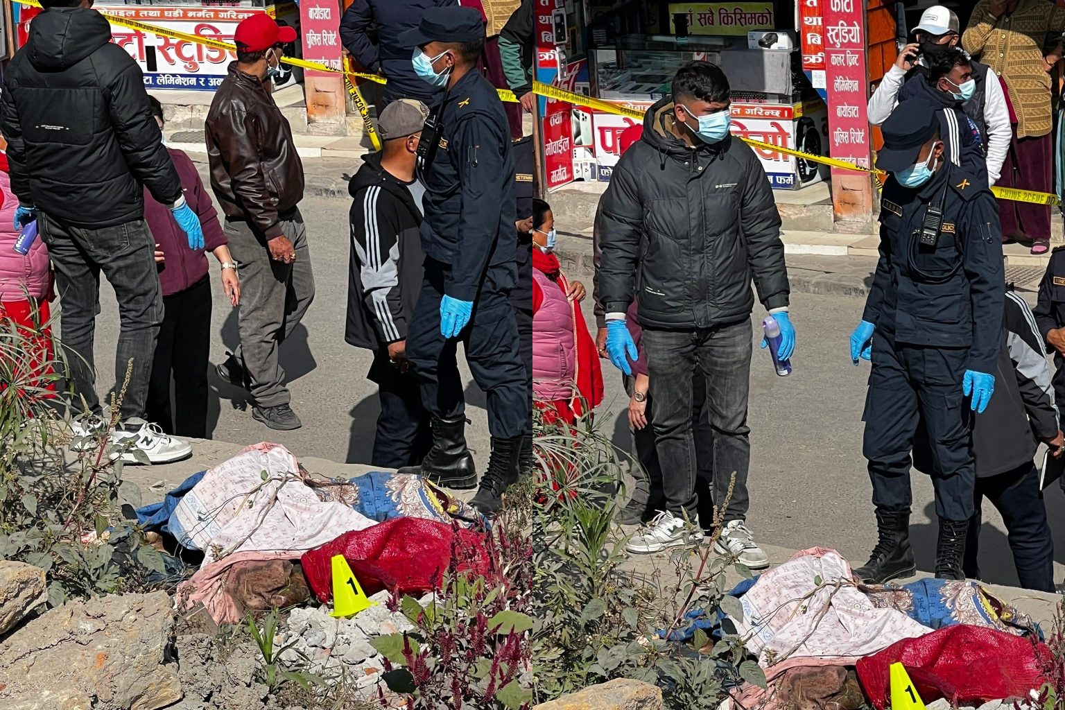 नयाँ बसपार्कको गेटअगाडि पोकाभित्र भेटिएको शव कसको हो ?