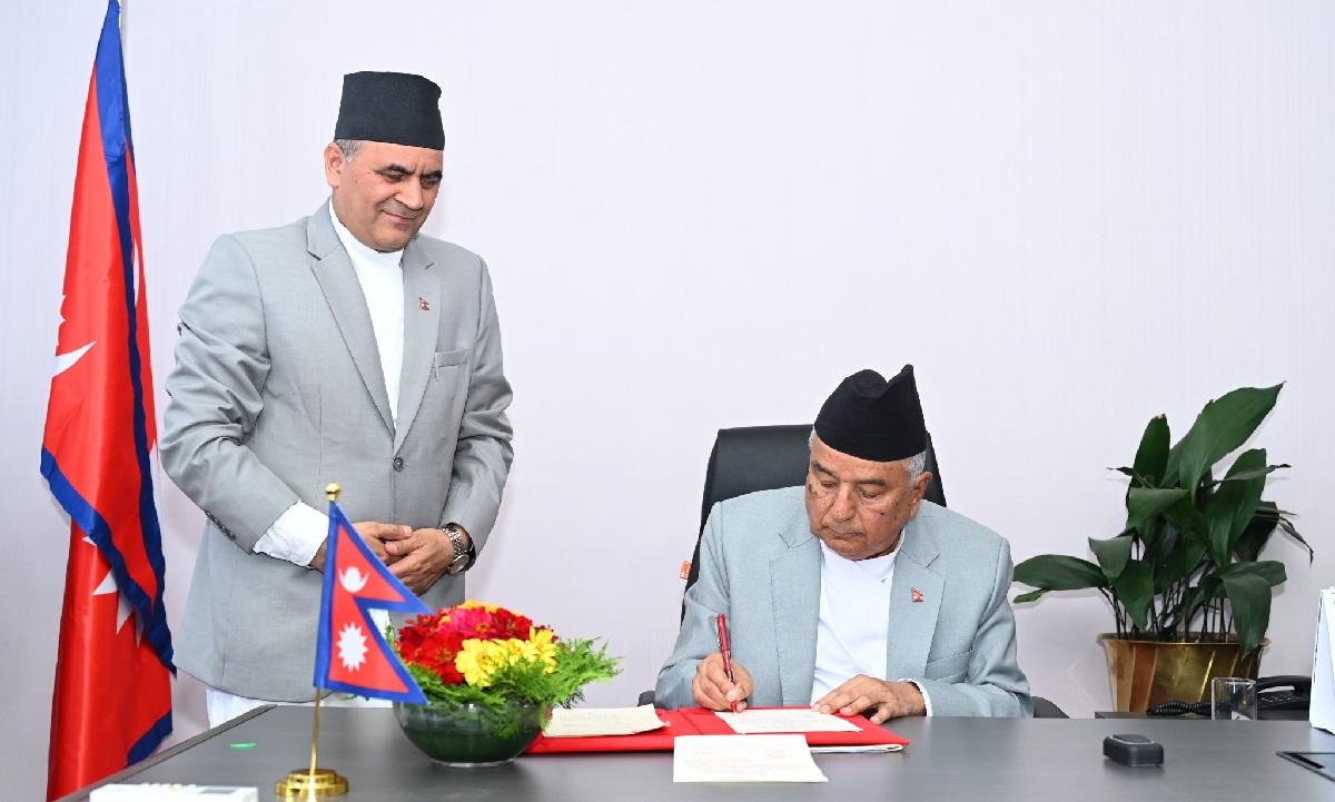 राष्ट्रपतिले गरे चार विधेयक प्रमाणीकरण