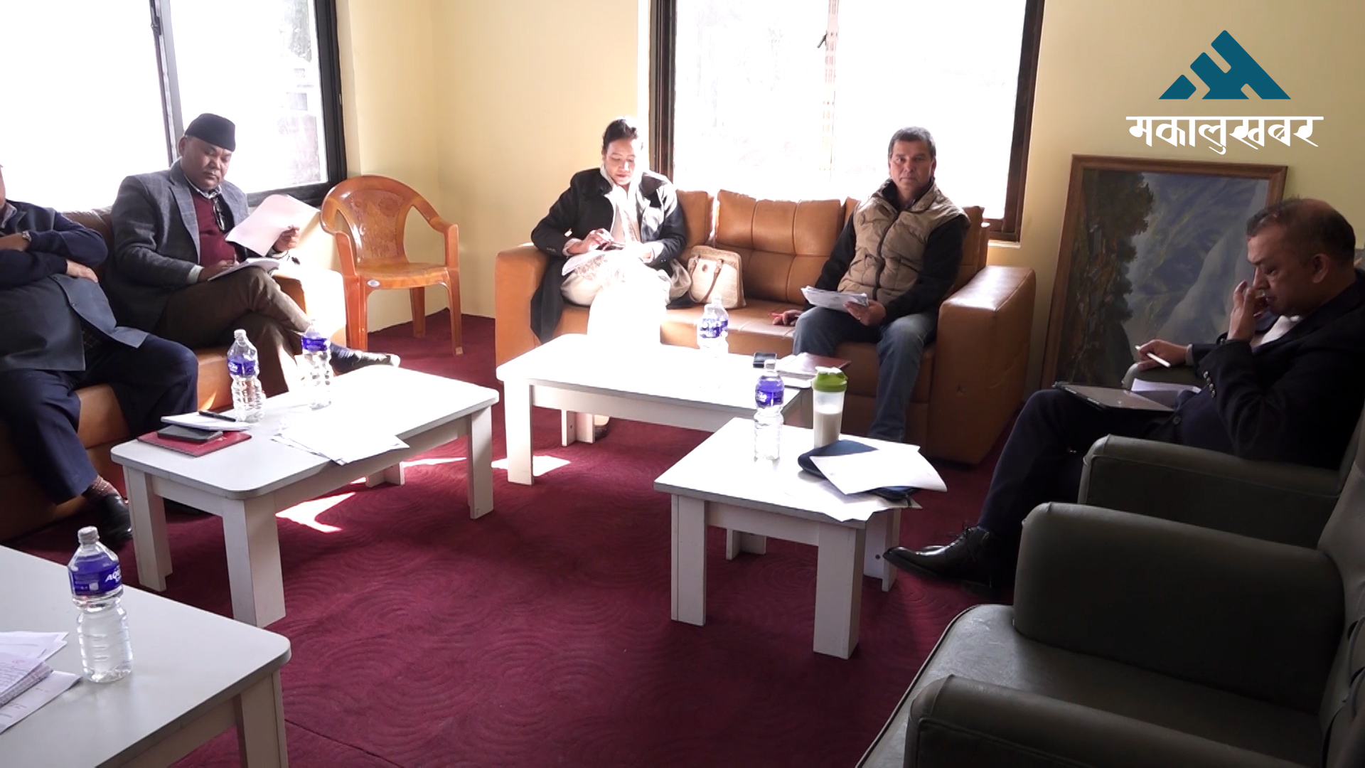 सानेपामा काँग्रेसको क्रियाशील सदस्यता व्यवस्थापन समितिको बैठक