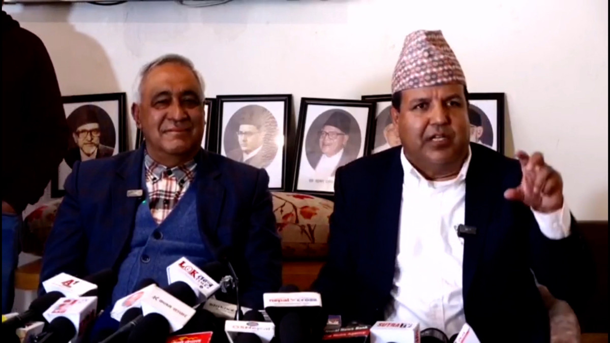 पार्टी विभाजन हुन नदिन काँग्रेस नेता भण्डारीसहितको दबाब अभियान सुरु