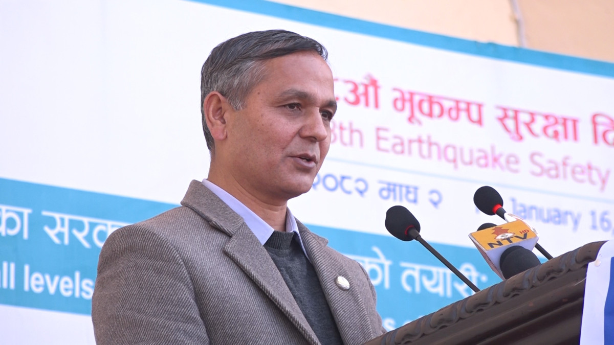 प्रविधिमा आधारित बहुप्रकोपिय पूर्वसूचना प्रणालीलाई प्रभावकारी बनाउन जरुरी: गृहमन्त्री