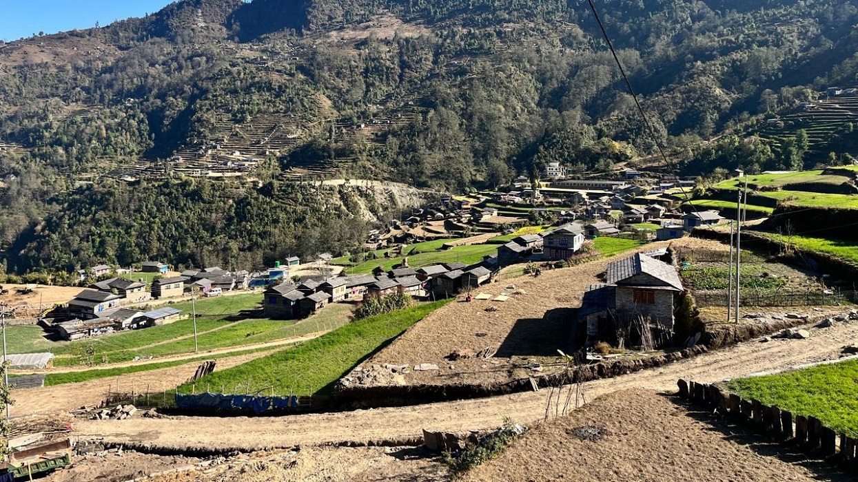 रुम–ताराखोला सडक स्तरोन्नति सुरु