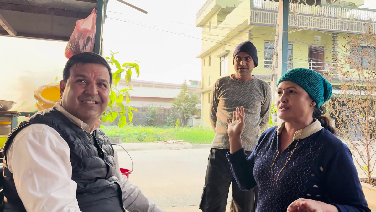 सुनिल शर्माको घरदैलो अभियान: मतदाता भन्छन्- ‘सुनिल शर्मा बाहेक यता उति भोट जाँदैन’