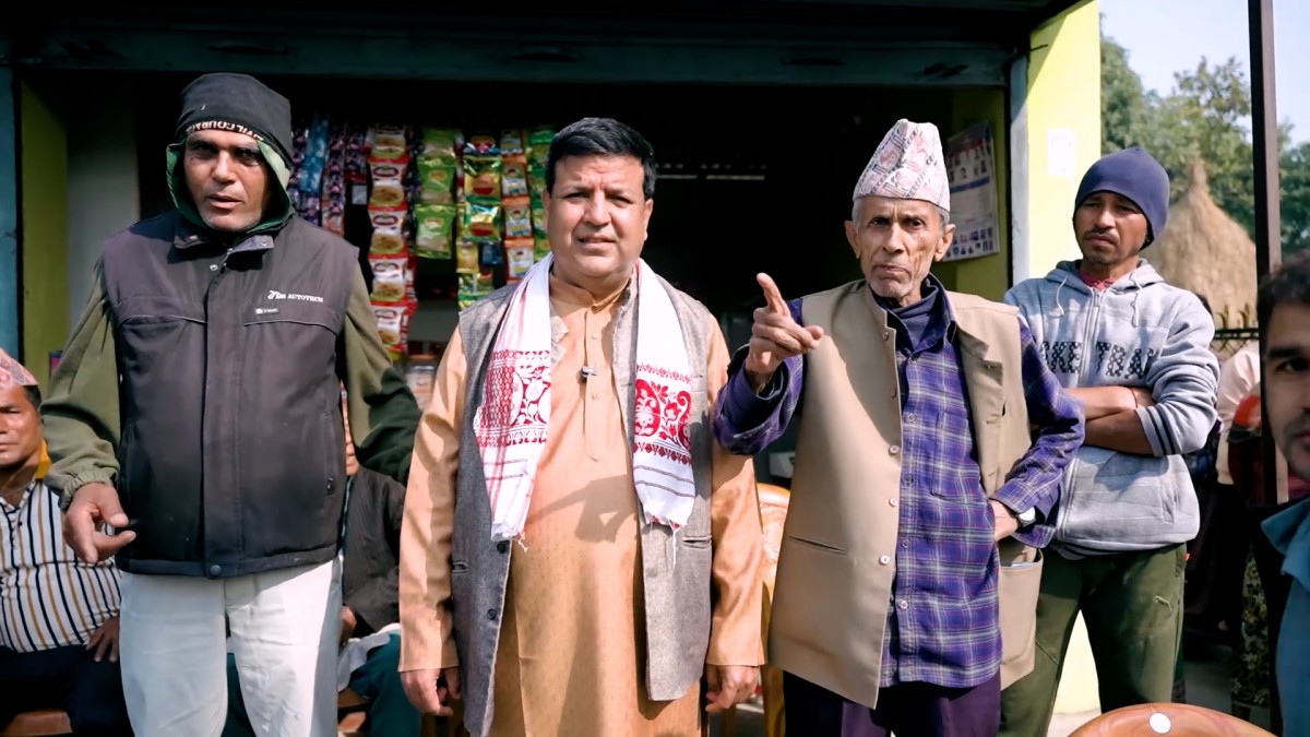 सुनिल शर्माको घरदैलो अभियान तीव्र (भिडिओ)