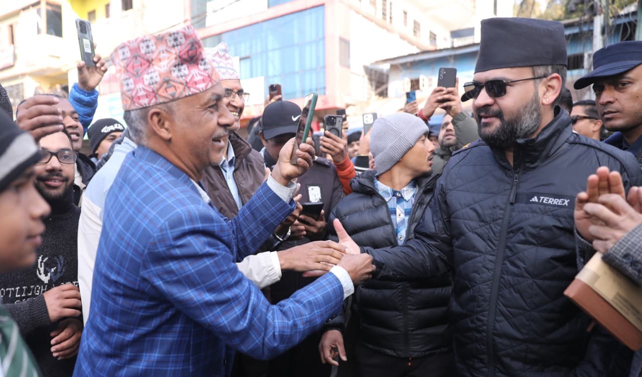 इलामको घरदैलोमा बालेन शाह (तस्बिरहरू)
