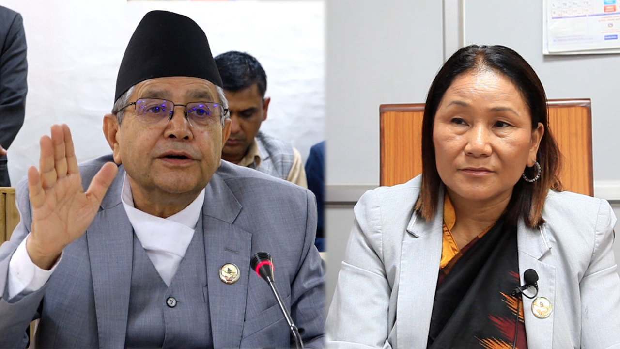 पूर्वसभामुख घिमिरे र पूर्व उपसभामुख रानाद्वारा उम्मेदवारी मनोनयन दर्ता