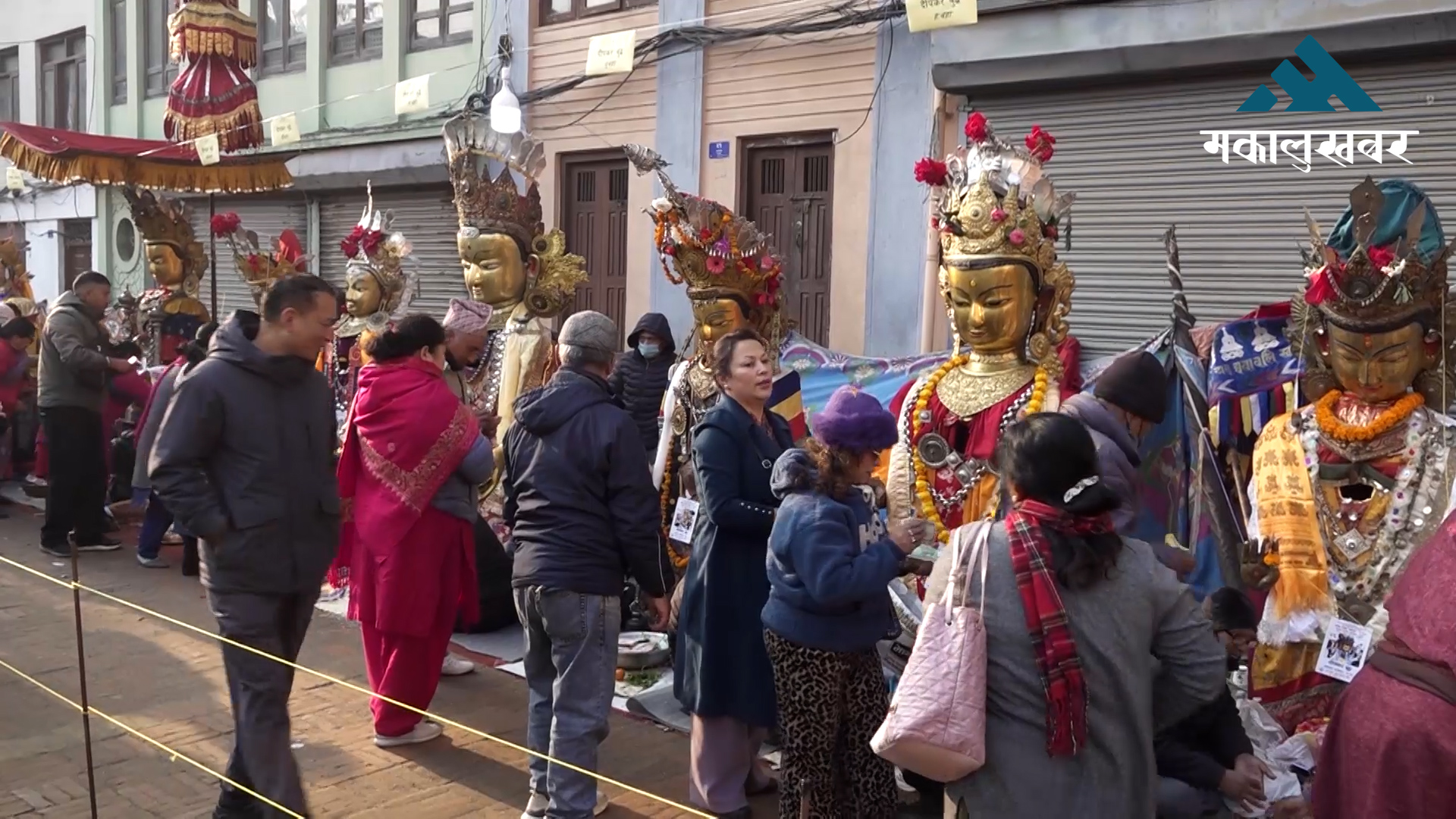 ललितपुरको नकबहिलमा बौद्ध धर्मालम्वीहरुले मनाए लसता सम्यक महादान