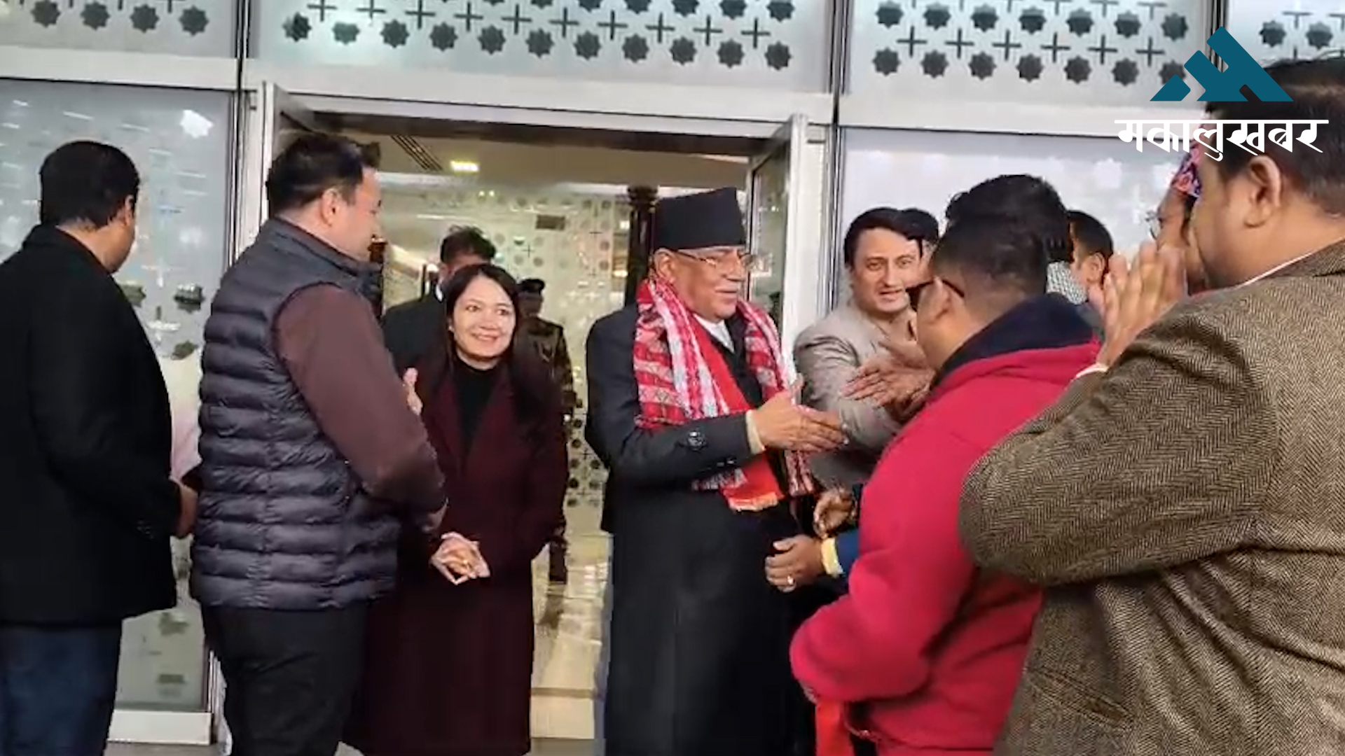 नेपाली कम्युनिष्ट पार्टीका संयोजक प्रचण्ड दिल्लीमा