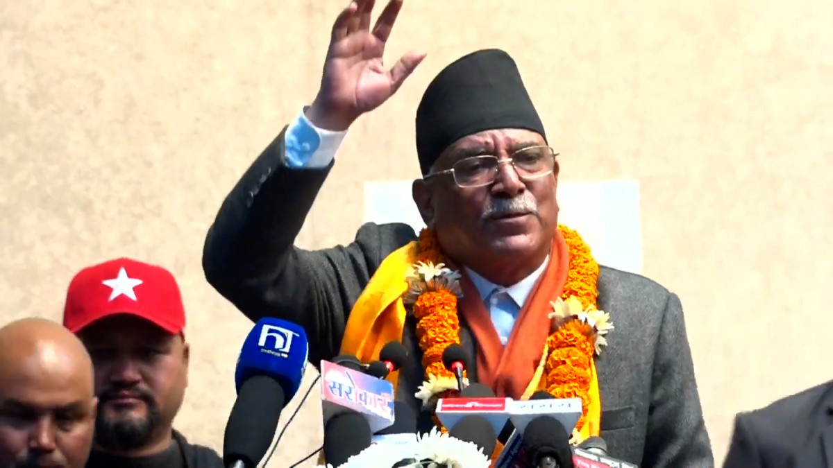 निर्वाचनमा हामी जनताको घरदैलो अभियानमा केन्द्रित हुन्छौँ : पुष्पकमल दाहाल