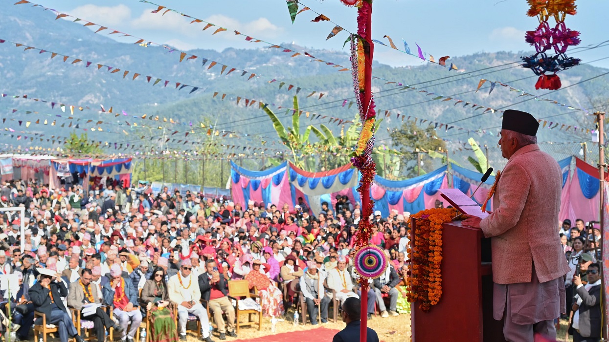 शान्ति, सुशासन र विकासको जनआकाङ्क्षा पूरा गर्न निर्वाचन सफल पारौं : राष्ट्रपति