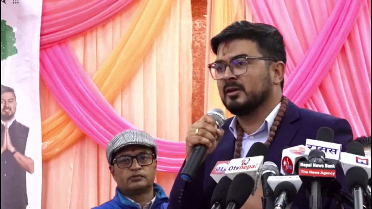 काठमाडौं ४ का कांग्रेस उम्मेदवार सचिन भन्छन्- राम पाँच वर्ष मिसनमा गएका छन्, भरत बनेर अयोध्या सम्हाल्छु
