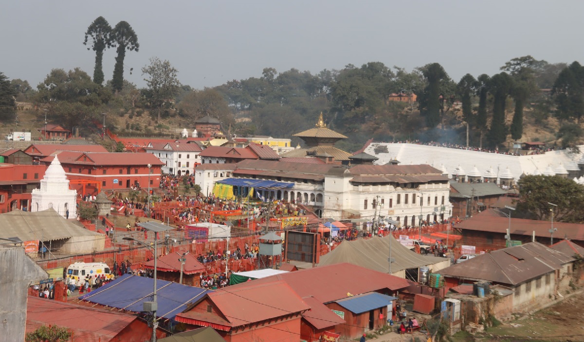 महाशिवरात्रिको पूर्वसन्ध्यामा पशुपतिमा शोभायात्रा