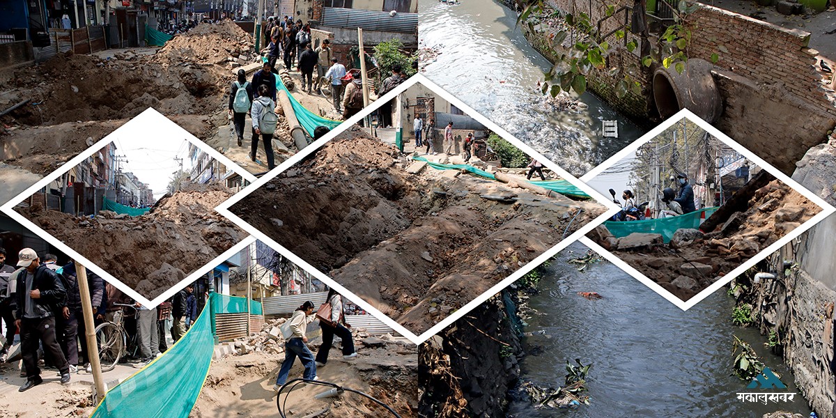 टुकुचामाथि बक्स कल्भर्ट : वर्षायामको डुबान अन्त्य गर्ने तयारी (तस्बिरहरू)