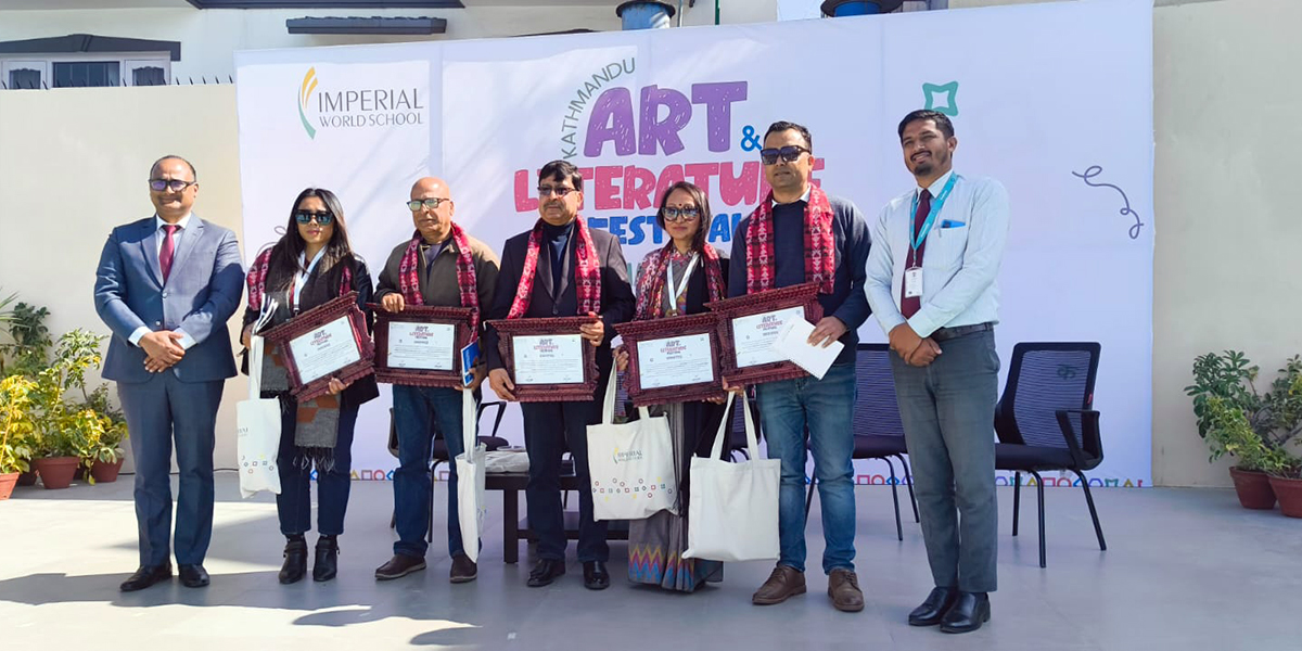 इम्पेरियल वर्ल्ड स्कुलमा तेस्रो ‘काठमाडौँ कला तथा साहित्य महोत्सव’ सुरु