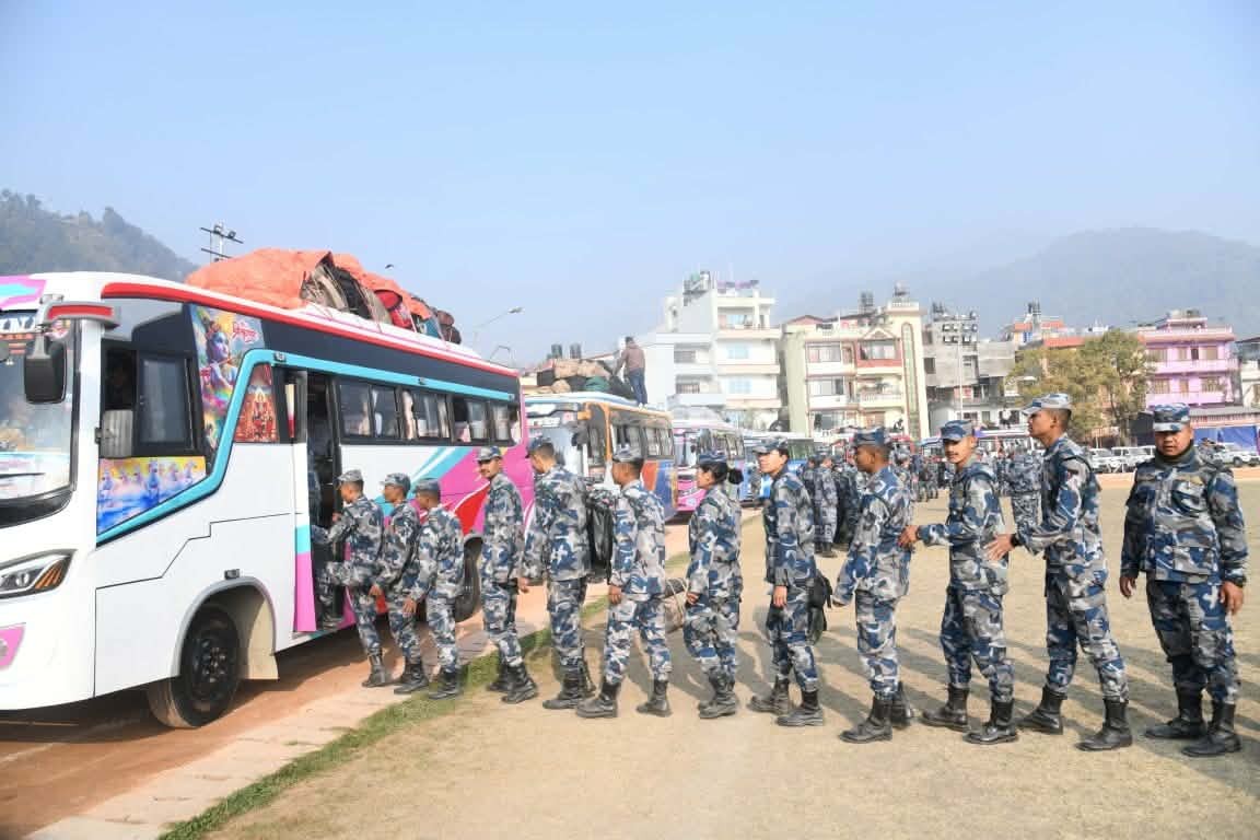 सशस्त्र प्रहरी हेडक्वार्टरबाट निर्वाचनमा खटिए १६ सय भन्दा बढी जनशक्ति