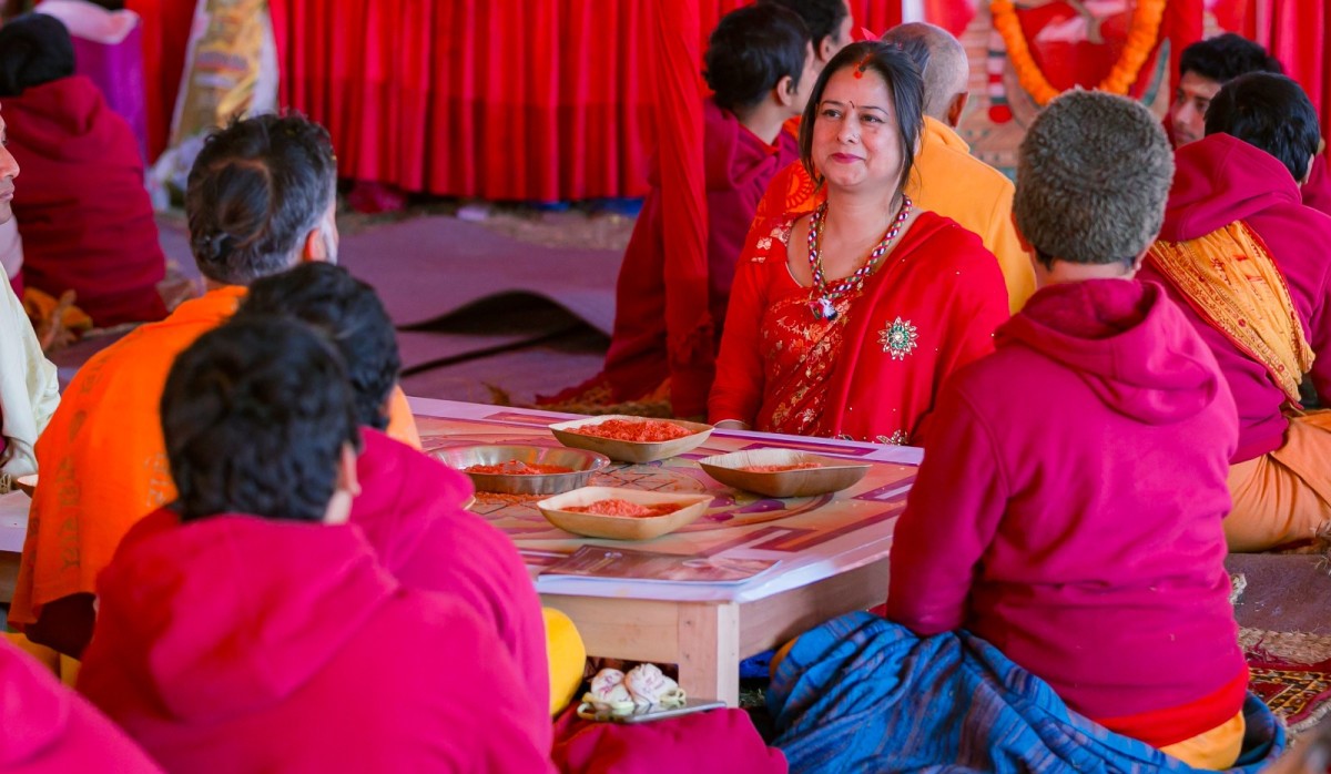 मृगस्थलीमा देखियो लोभलाग्दो वैदिक दृश्य (तस्बिरहरू)