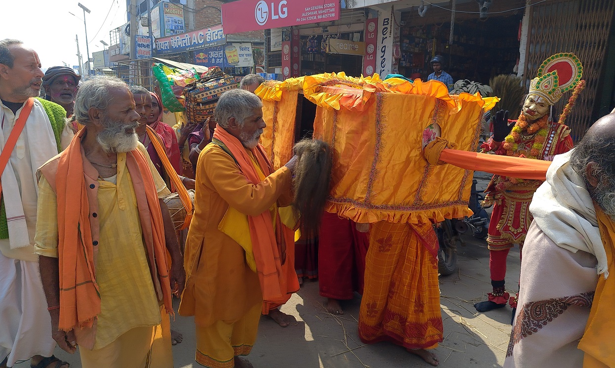 माध्यमिकी परिक्रमालाई जलेश्वरमा भव्य स्वागत